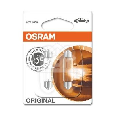 Osram autolamp 12V. 10W. 11x41mm.