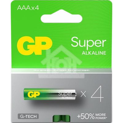 GP Super Alkaline AAA 4st.