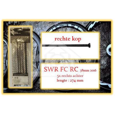 Miche spaak+nip. 5x RA SWR FC RC 38mm draadvelg 2016