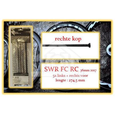 Miche spaak+nip. 10x LV+RV SWR FC RC 36mm draadvelg 2017