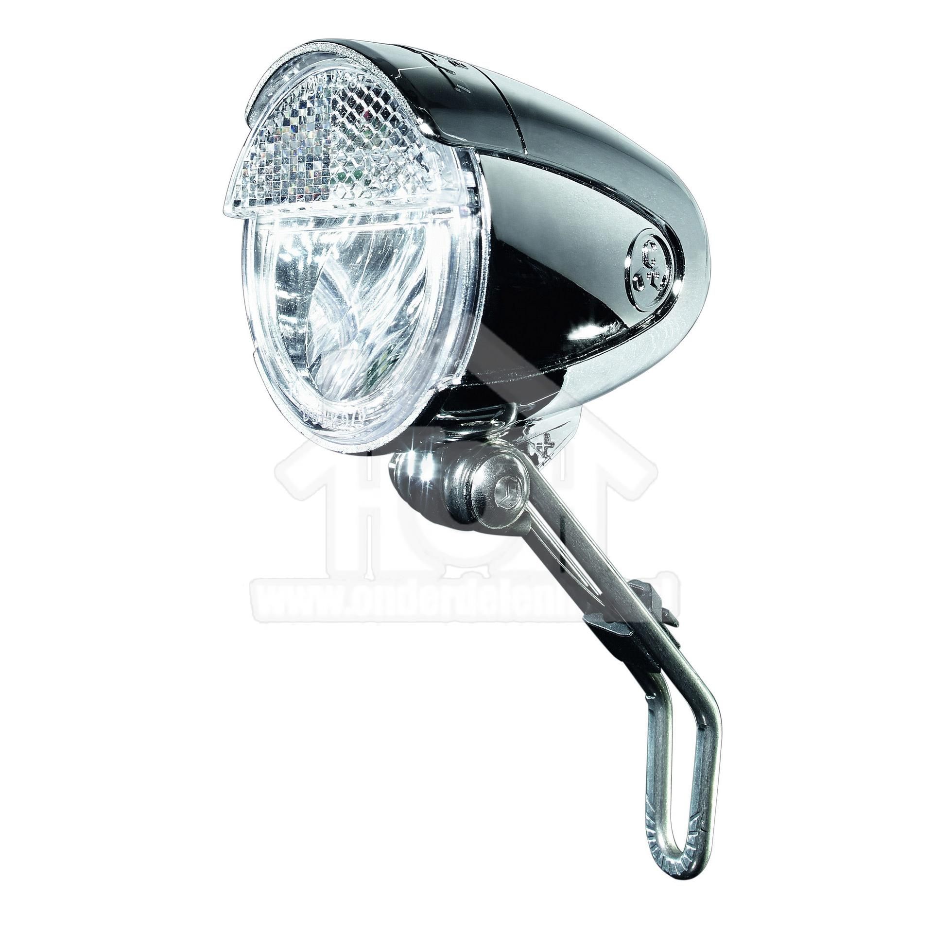 Doorlaatbaarheid mooi zo Bekentenis Trelock LS 583 Bike-i Retro koplamp zilver | Onderdelenhuis