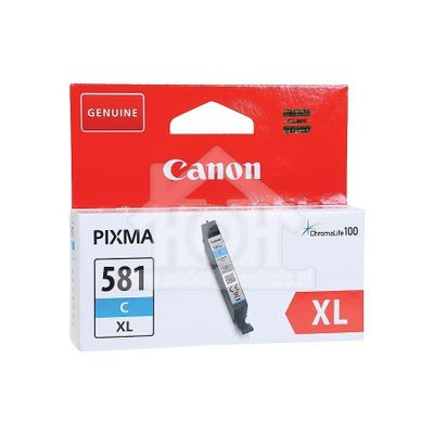 Canon Inktcartridge CLI 581XL Cyan PIXMA TR7550, TS6150 2895146