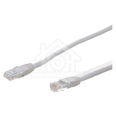 Easyfiks UTP/Netwerk kabel UTP CAT5E Netwerkkabel, RJ45 Male - RJ45 Male 1.2 Meter, Grijs
