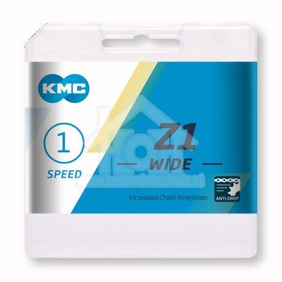KMC ketting Z1 1/8 silver 112s