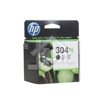 HP Hewlett-Packard Inktcartridge No. 304XL Black Deskjet 3720, 3730 HP-N9K08AE