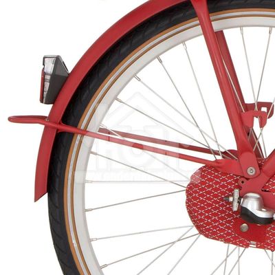 Cortina a spatb stang 26 U4 true red matt