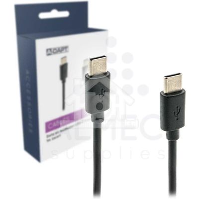  Data-/laadkabel USB-C > USB-C 1m zwart