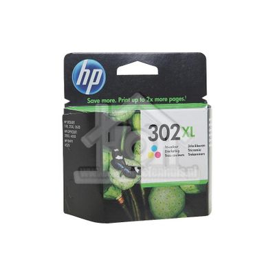 HP Hewlett-Packard Inktcartridge No. 302XL Color typeHP-F6U67AE