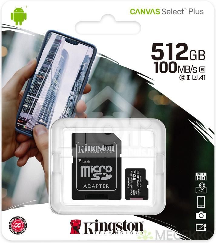 een miljard elleboog tempo Kingston micro sd kaart 512GB
