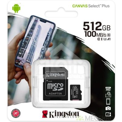 Kingston micro sd kaart 512GB