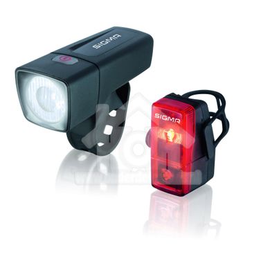 Sigma verlichtingsset Aura 25 Lux + Cubic batterij 15920