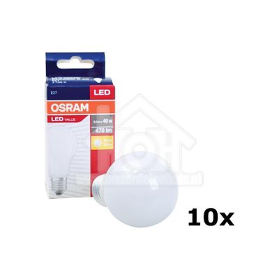 Osram Ledlamp Standaard LED Value A40 5,5W E27 470lm 2700K Frosted (40W) 4052899326927
