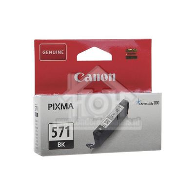 Canon Inktcartridge CLI 571 Black Pixma MG5750, Pixma MG5751, Pixma MG6850 0385C001