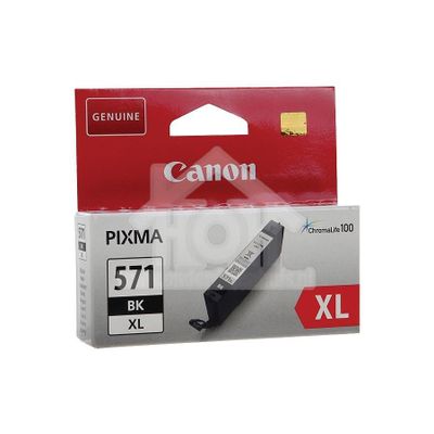 Canon Inktcartridge CLI 571XL Black Pixma MG5750, Pixma MG5751, Pixma MG6850 2429915
