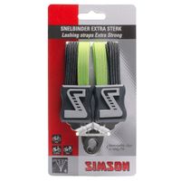 021370 Simson Snelbinder Extra Sterk 4-binder zwart/groen