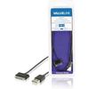 Afbeelding van Valueline Data en Oplaadkabel Samsung 30-Pins Male - USB A Male 1.00 m Zwart VLMB39200B10