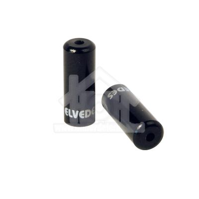Elvedes kabelhoedje 4,2mm aluminium zwart(10x) CP2012008