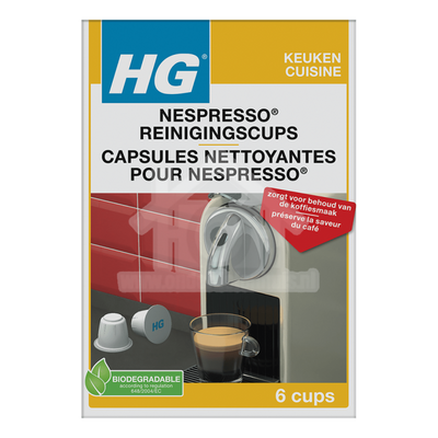 HG Reiniger Reinigingscups Nespressomachines 678000103