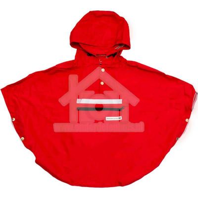Peoples Poncho red kind S
