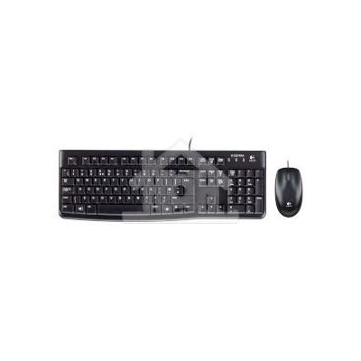 Logitech Bedrade Muis en Keyboard Standaard USB US International Zwart LGT-MK120-US