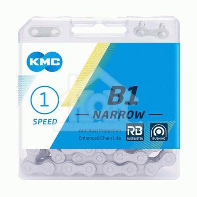 KMC ketting 1/2x3/32 112s B1 Narrow RB mat zilver 5/6v