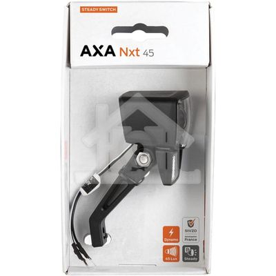 Axa koplamp NXT45 steady switch aan/uit dynamo 45 lux