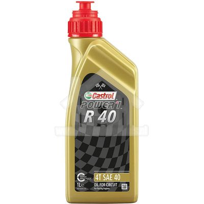 Castrol R40 4T SAE olie 100% synt. Ricinusolie 1L