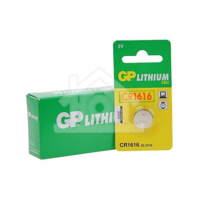 GP Batterij knoopcel lithium 3V CR1616 DL1616 0601616C1