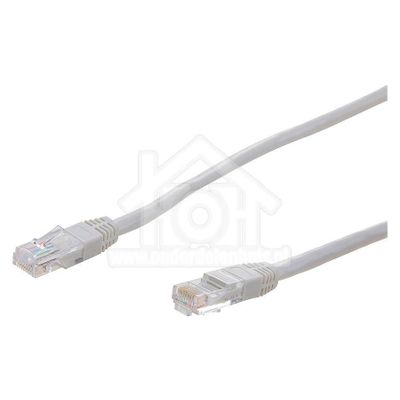 Easyfiks UTP/Netwerk kabel UTP CAT5E Netwerkkabel, RJ45 Male - RJ45 Male 5.0 Meter, Grijs