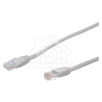 Easyfiks UTP/Netwerk kabel UTP CAT5E Netwerkkabel, RJ45 Male - RJ45 Male 10.0 Meter, Grijs