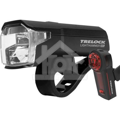 Trelock verlichtings set Lighthammer LS 480 LS 740 80 lux