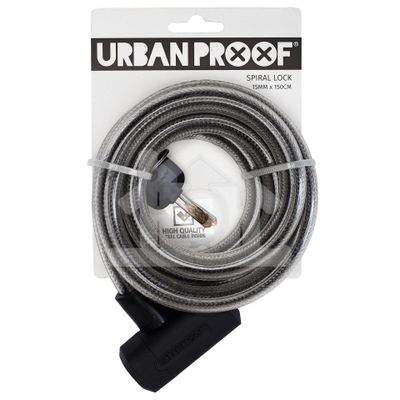UrbanProof kabelslot Braided 15mmx150cm Zwart