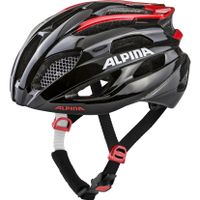 Alpina helm Fedaia black-red 53-58cm