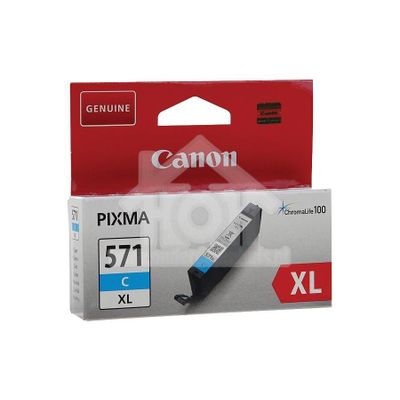 Canon Inktcartridge CLI 571XL Cyan Pixma MG5750, Pixma MG5751, Pixma MG6850 CANBC571CH