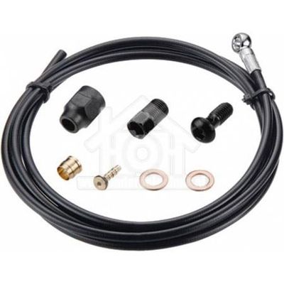 Tektro Dorado Remleiding kevlar + banjo 2.0m zw kaart