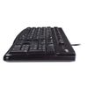 Afbeelding van Logitech Bedrade Muis en Keyboard Standaard USB US International Zwart LGT-MK120-US