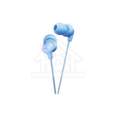 JVC Hoofdtelefoon In Ear met krachtig geluid Blauw met 1,2 meter snoer HAFX10LAE