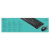 Afbeelding van Logitech Bedrade Muis en Keyboard Standaard USB US International Zwart LGT-MK120-US