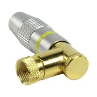 HQ F-Connector 7.0 mm Female Zilver HQS-SFC002