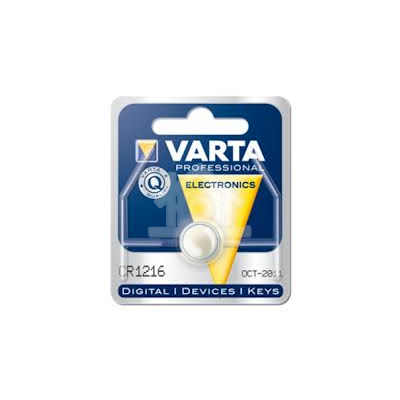 Varta KNOOPCEL CR1216 3V. 1st.