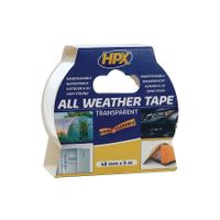 HPX Tape All Weather Tape Transparant Reparatie-/Afdichtingstape, 48mm x 5 meter AT4805