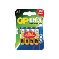 GP Alkaline Batterij AA 1.5 V Ultra+ 4-Blister GP-ALK-AA-01