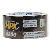 HPX Tape Pantsertape Zwart Duct Tape, 48mm x 10 meter CB5010
