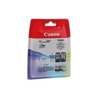 Canon Inktcartridge PG 510 CL 511 Multipack Black Color Pixma iP2700,Pixma iP2702 CANBPG510P