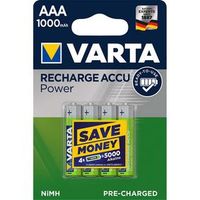 Varta batterij R03 AAA oplaadbaar 1000mAh krt (4)