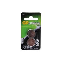 GP Batterij Knoopcel CR2032 3V DL2032 Lithium 0602032C2