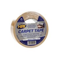 HPX Tape Tapijttape Dubbelzijdig Bevestigingstape, 50mm x 25 meter CT5025