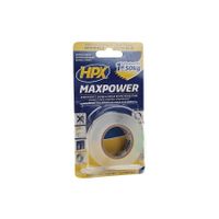 HPX Tape Max Power Transparant Bevestigingstape, 19mm x 2 meter HT1902