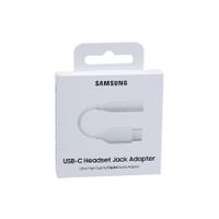 Samsung Adapter USB-C - 3.5mm Headphone Jack Adapter, Wit Hoofdtelefoon aansluiting SAM-10309-PK