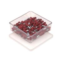 Electra Kabelschoen rood -steker rond- 4 mm 100080